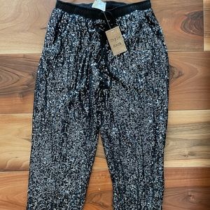 Boutique Sequen Joggers NWT
